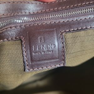 Authentic  Fendi  Zucca Crossbody purse